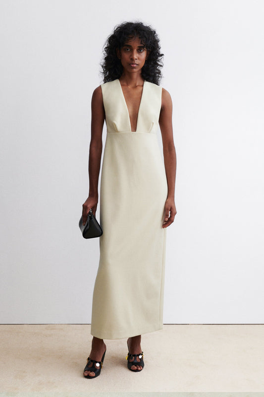 Genteel Dress Cream - Rachel Comey