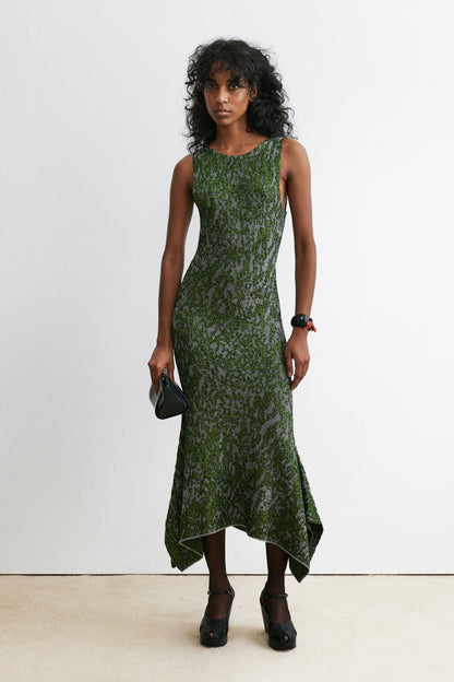 Auli Dress Dove-Green - Rachel Comey