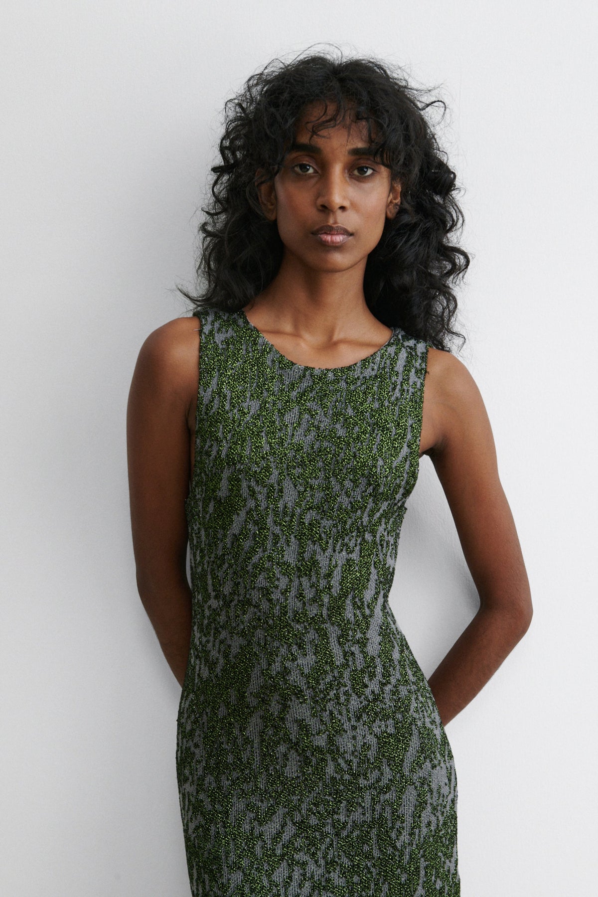 Auli Dress Dove-Green - Rachel Comey
