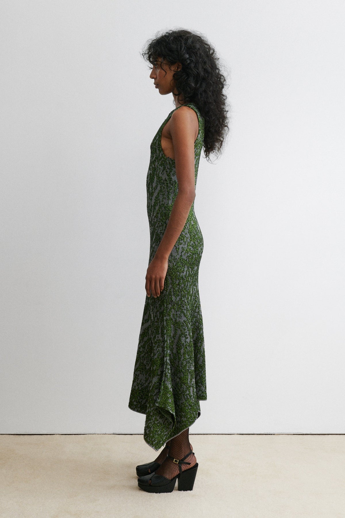 Auli Dress Dove-Green - Rachel Comey