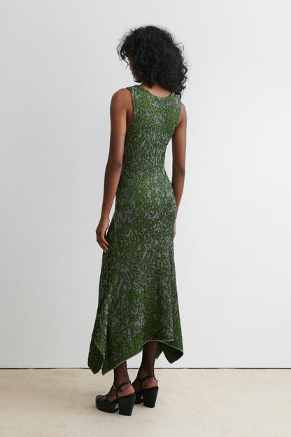 Auli Dress Dove-Green - Rachel Comey