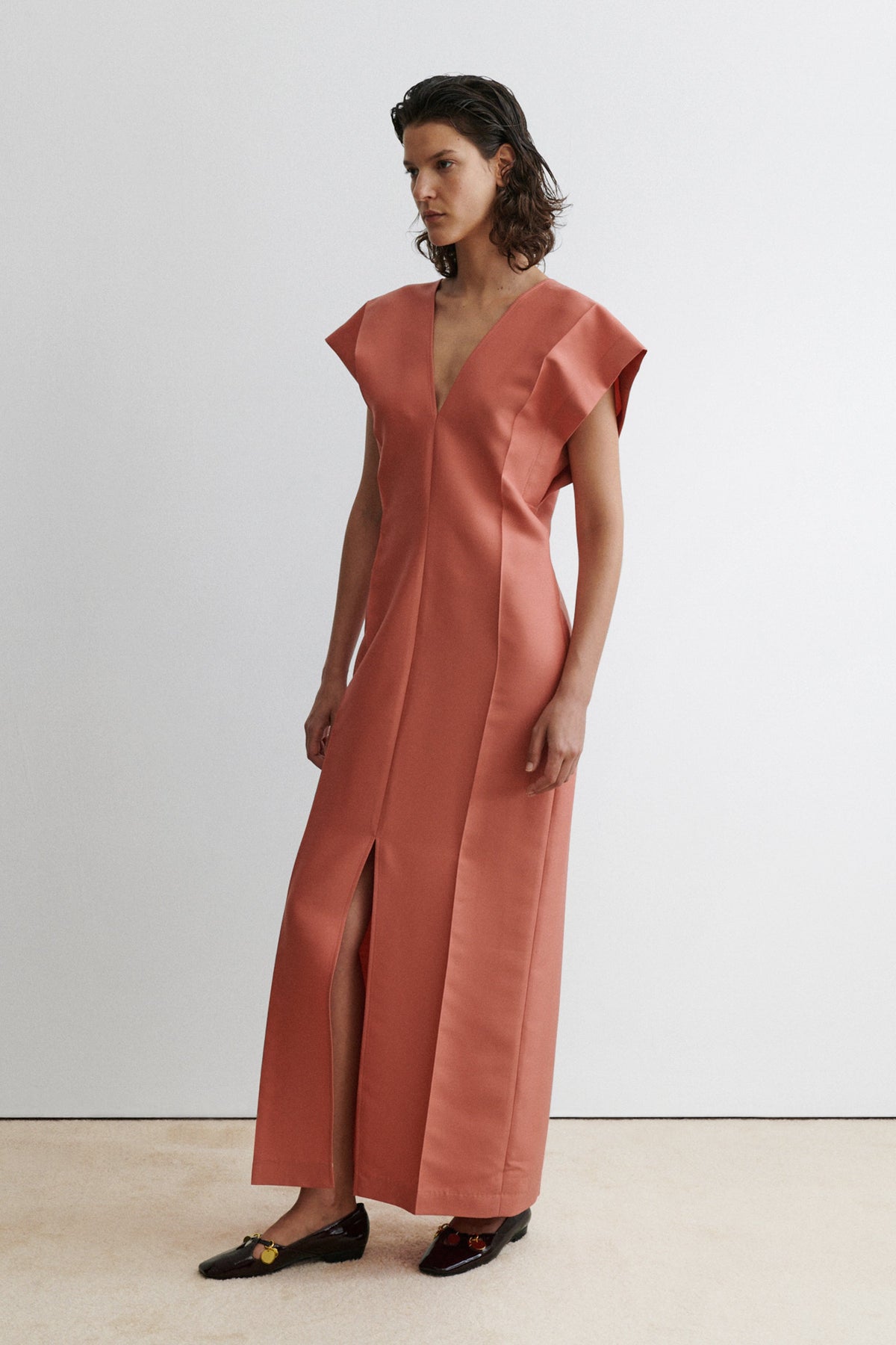 Sema Dress Dark Blush - Rachel Comey