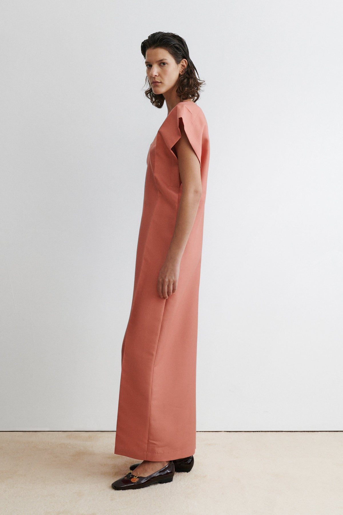 Sema Dress Dark Blush - Rachel Comey