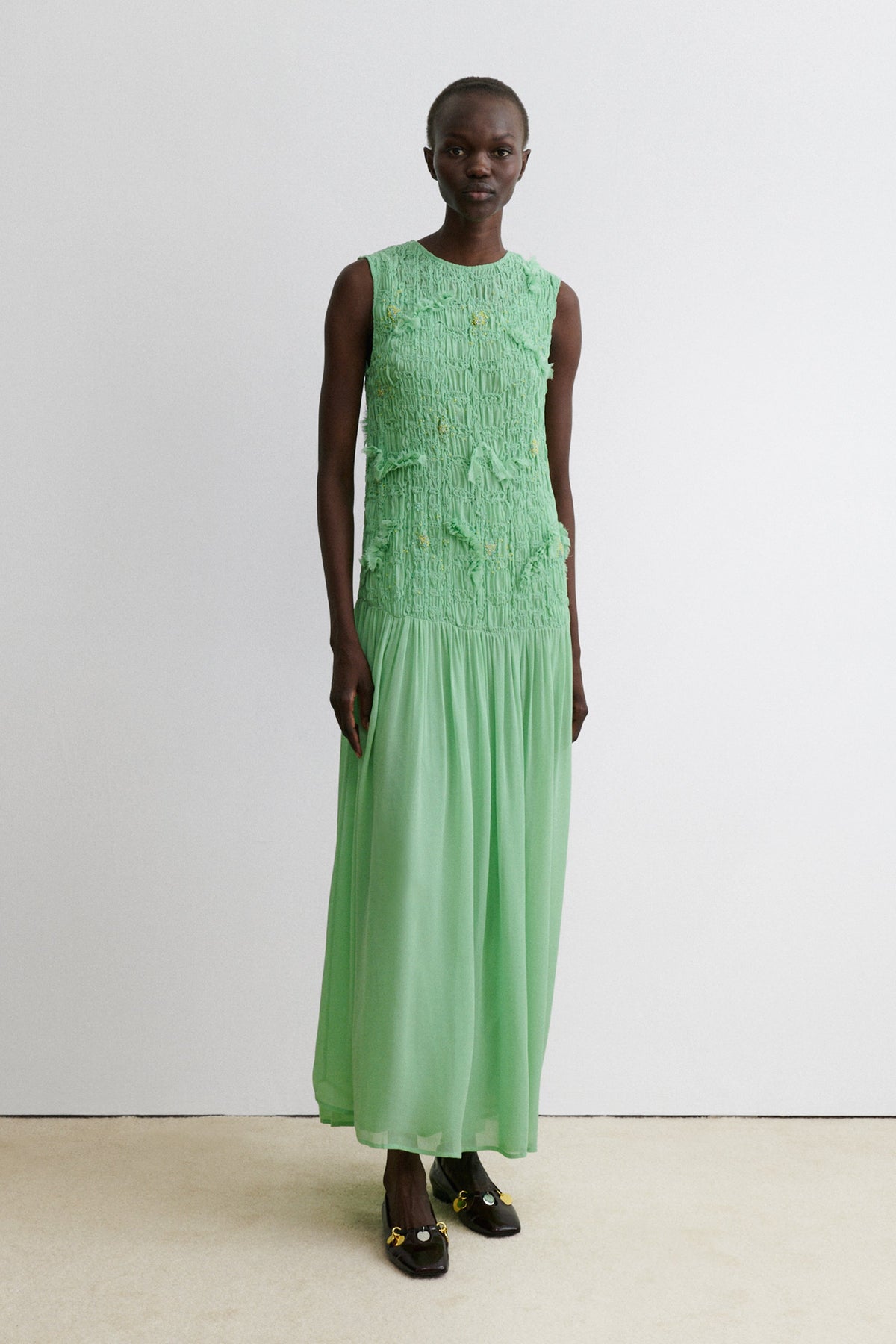 Sway Dress Pistachio - Rachel Comey