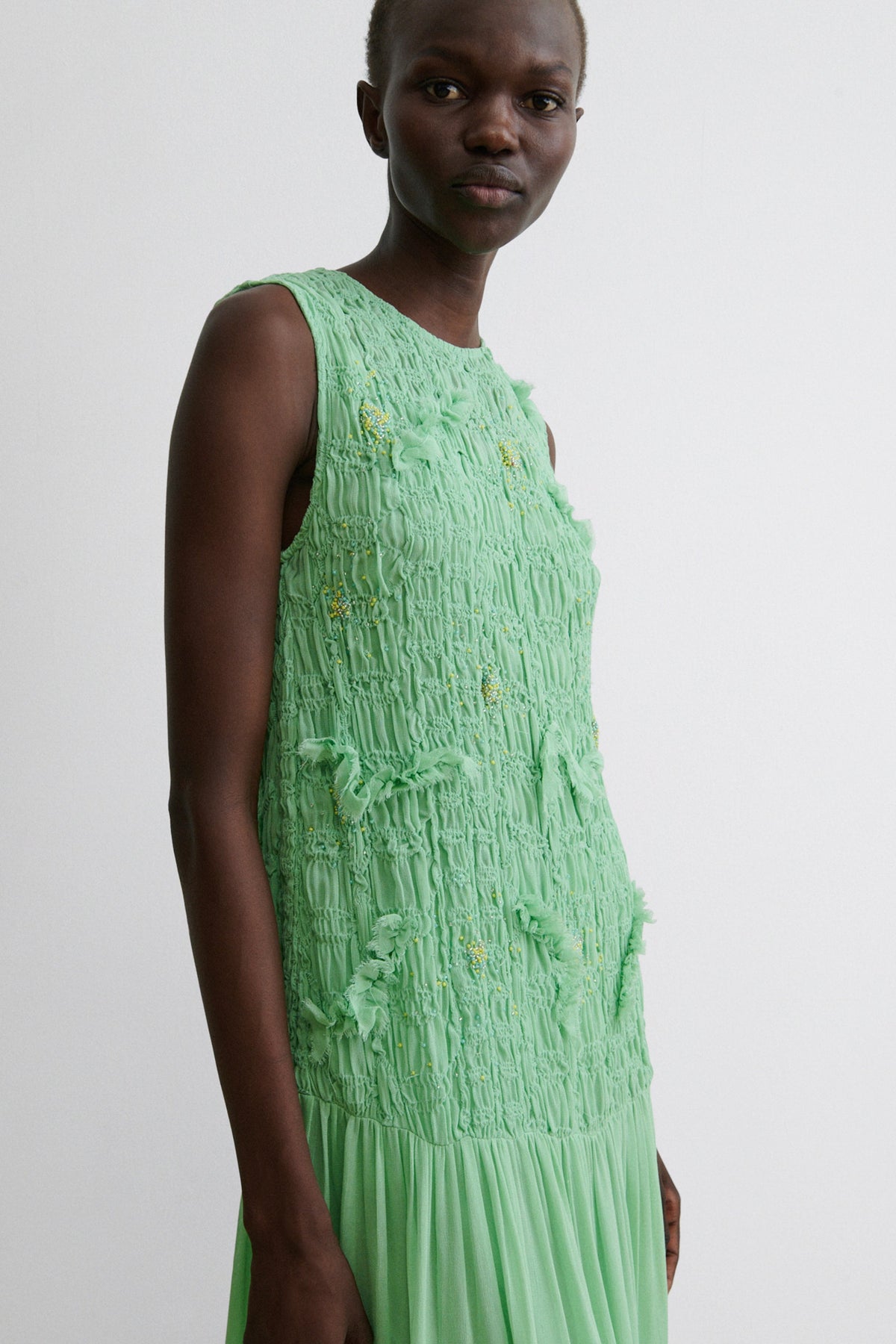 Sway Dress Pistachio - Rachel Comey