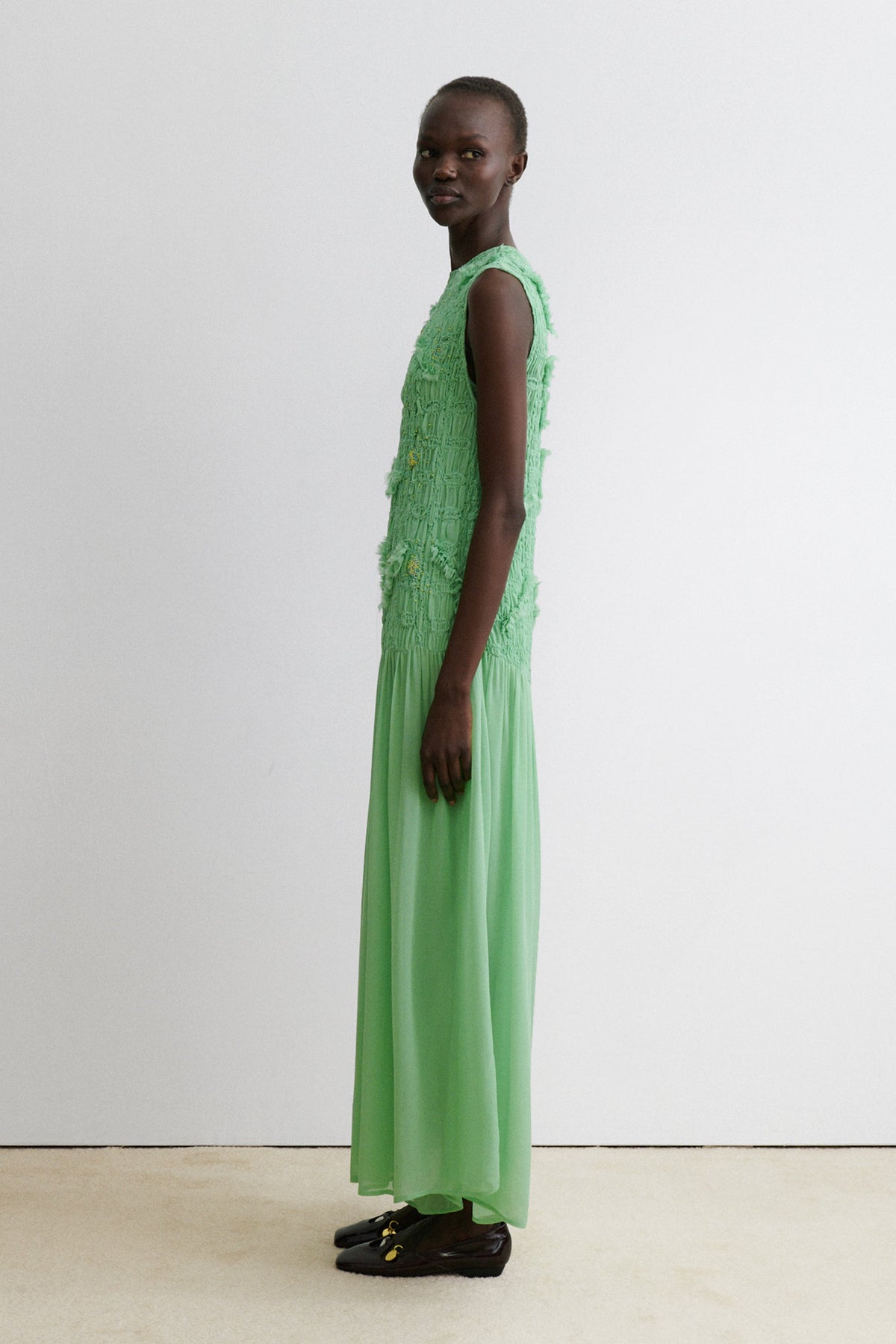 Sway Dress Pistachio - Rachel Comey