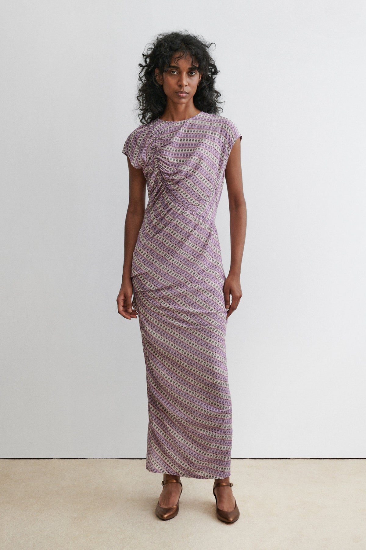 Delorate Dress Lilac - Rachel Comey