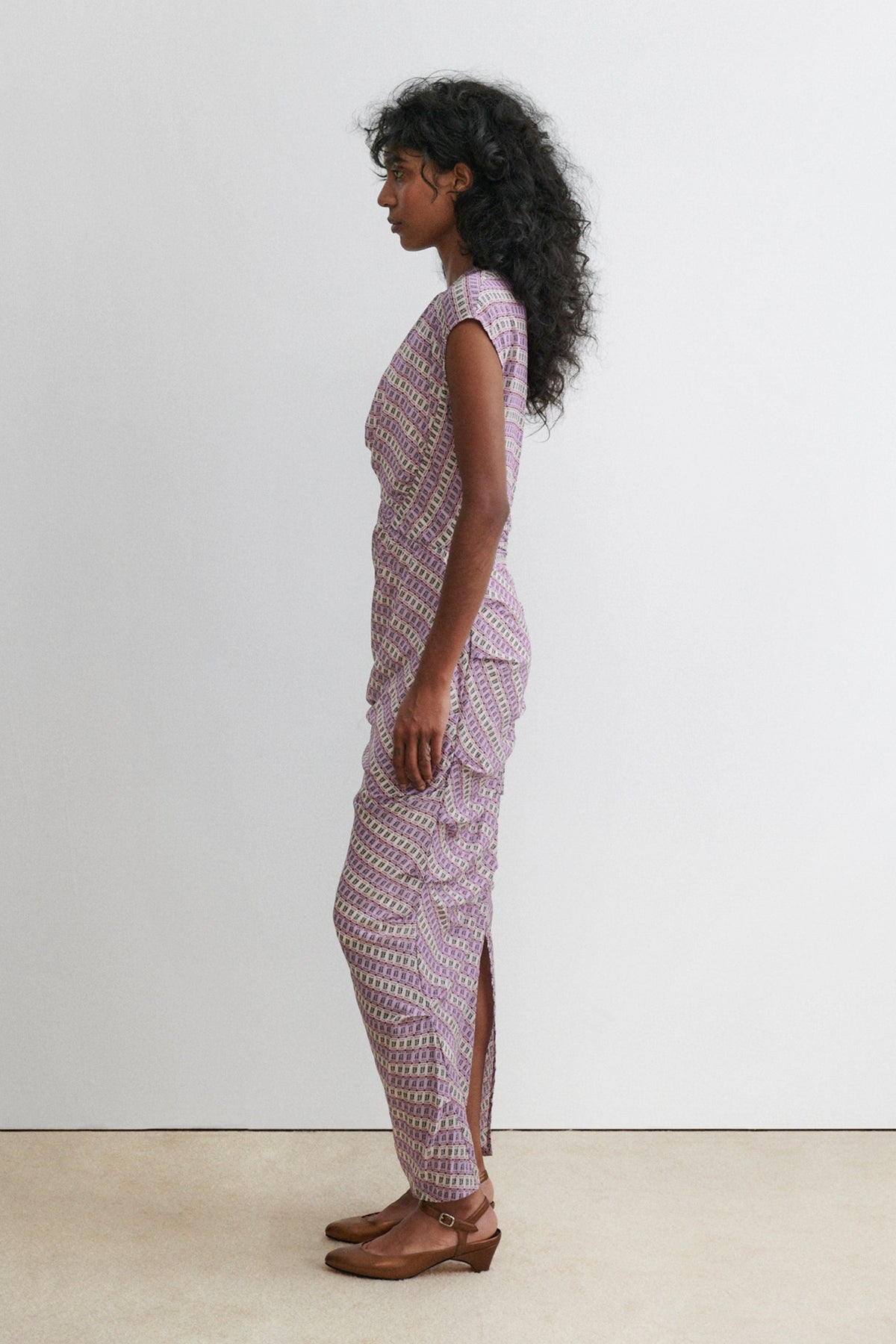 Delorate Dress Lilac - Rachel Comey