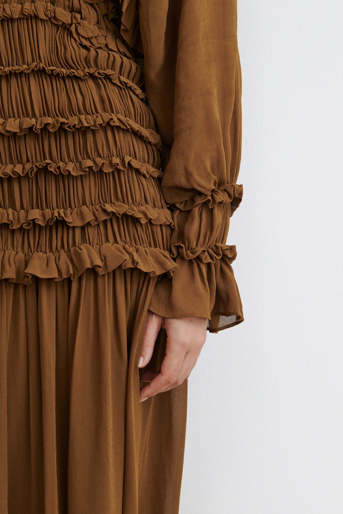 Joice Dress Ochre - Rachel Comey