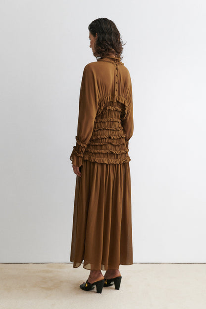 Joice Dress Ochre - Rachel Comey