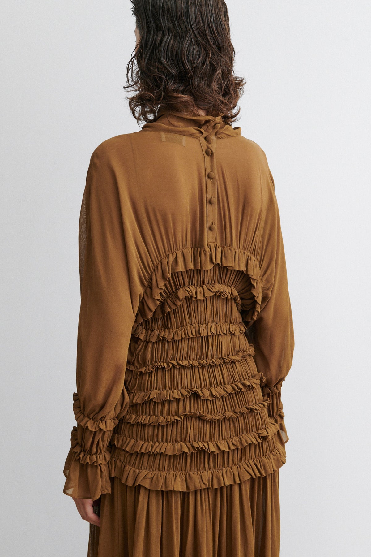 Joice Dress Ochre - Rachel Comey