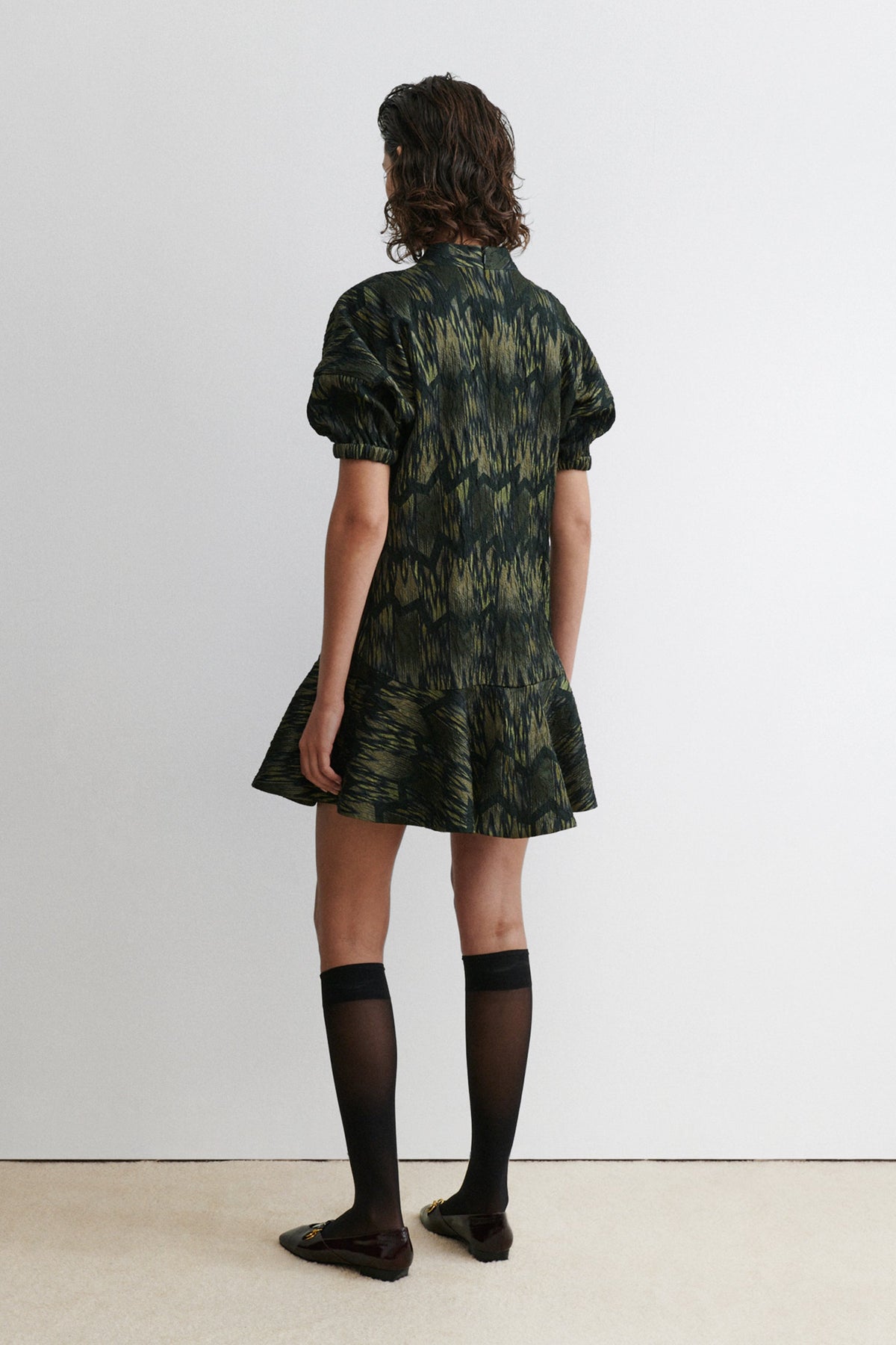 Cadden Dress Olive - Rachel Comey