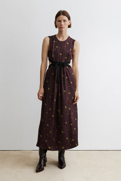 Noah Dress Bordeaux - Rachel Comey