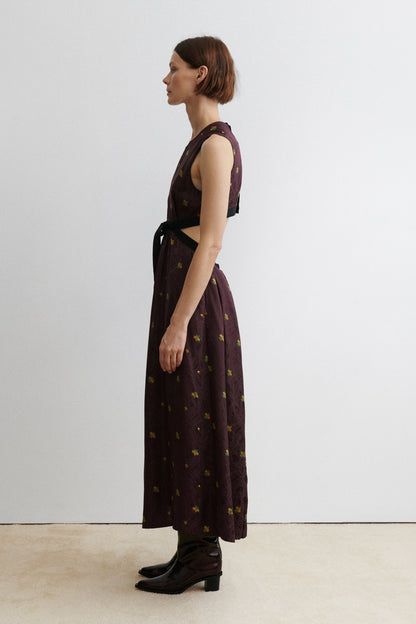 Noah Dress Bordeaux - Rachel Comey