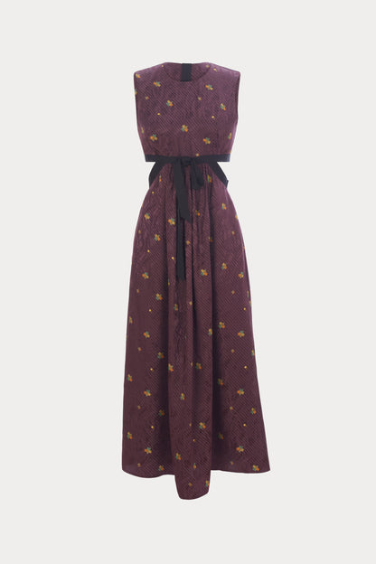 Noah Dress Bordeaux - Rachel Comey