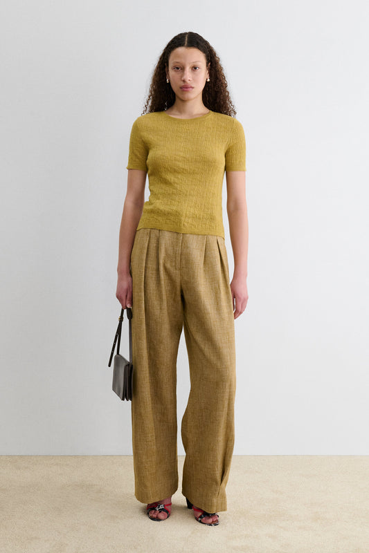 Kira Top Mustard - Rachel Comey