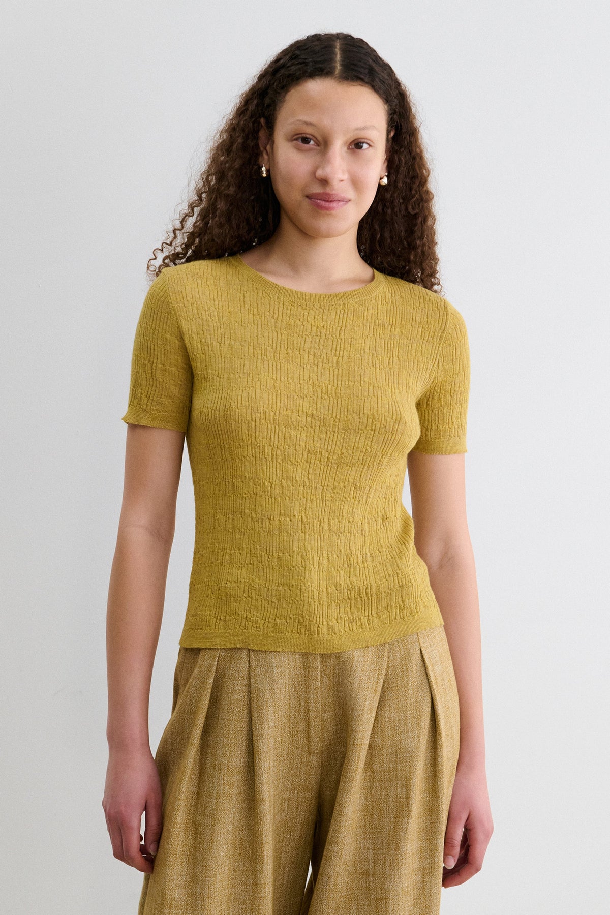 Kira Top Mustard - Rachel Comey