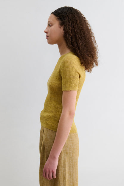 Kira Top Mustard - Rachel Comey