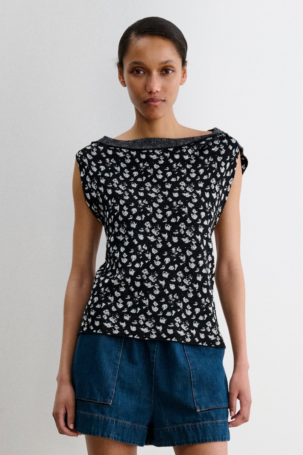 Svelte Top Black-White - Rachel Comey