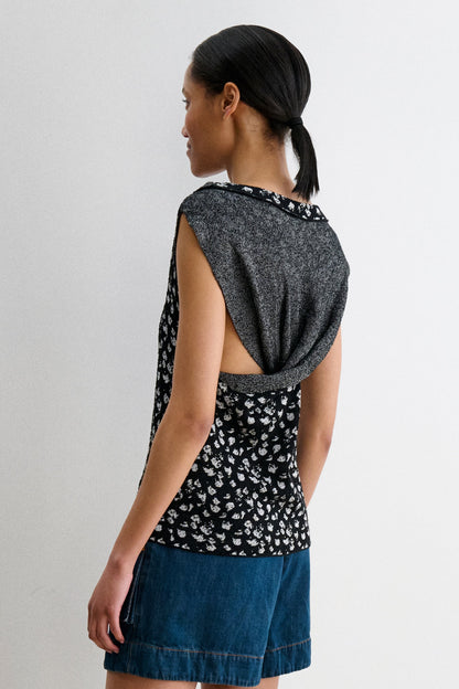 Svelte Top Black-White - Rachel Comey