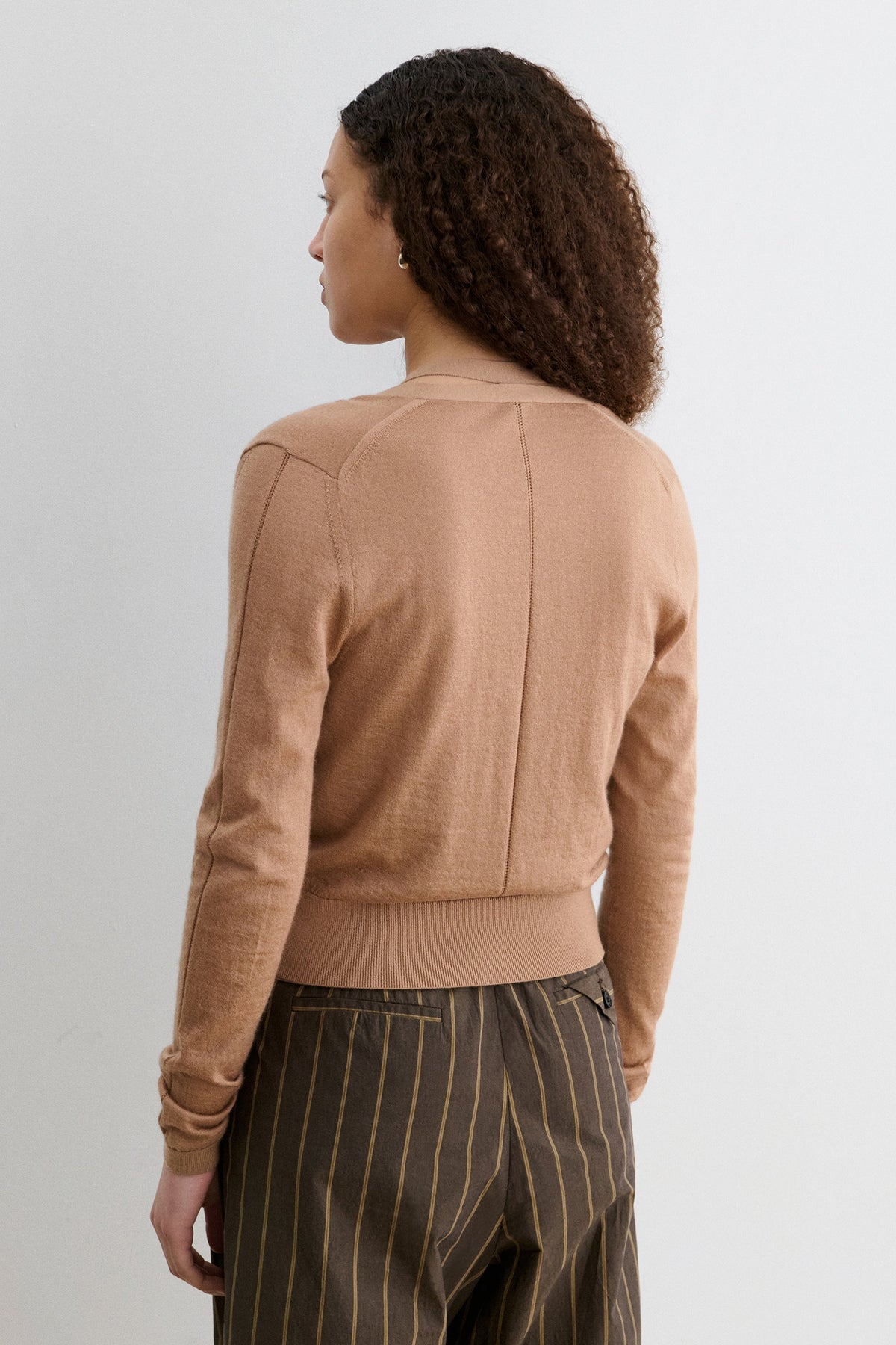 Lilt Cardigan Black Cherry - Rachel Comey