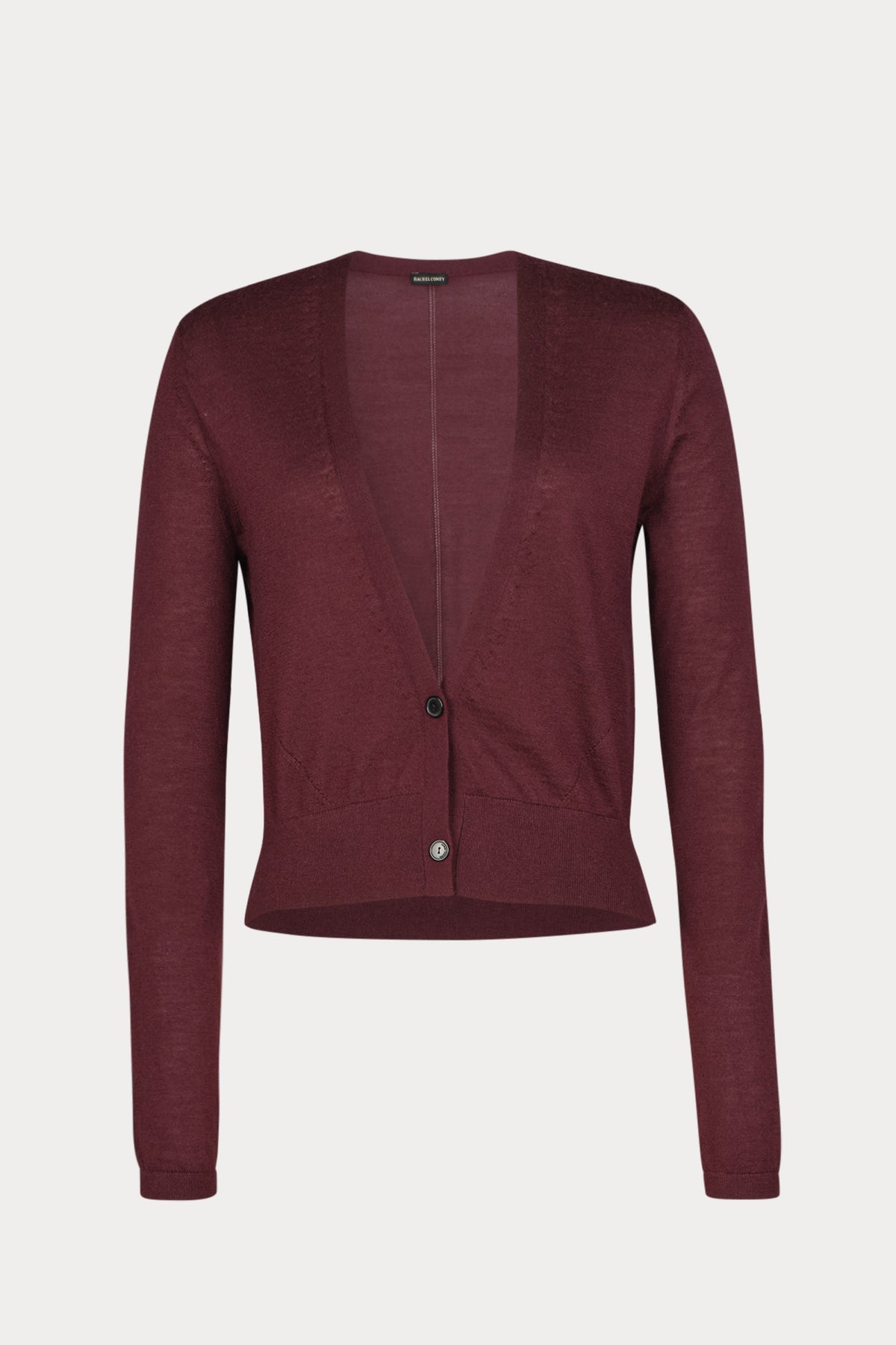 Lilt Cardigan Black Cherry - Rachel Comey