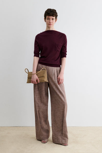 Gale Top Black Cherry - Rachel Comey