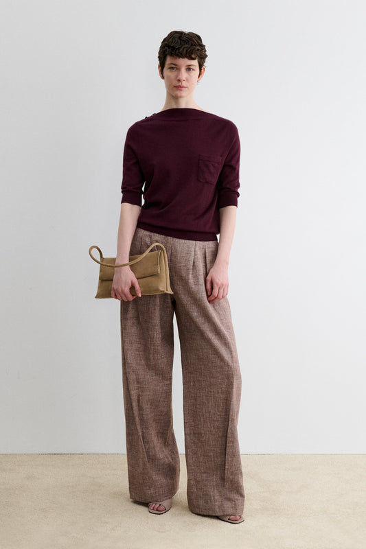 Gale Top Black Cherry - Rachel Comey