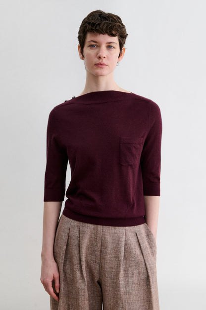 Gale Top Black Cherry - Rachel Comey