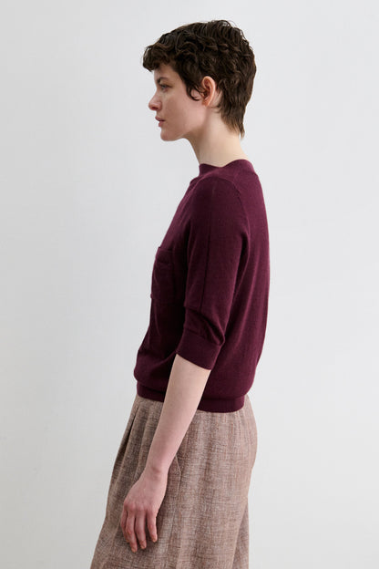 Gale Top Black Cherry - Rachel Comey