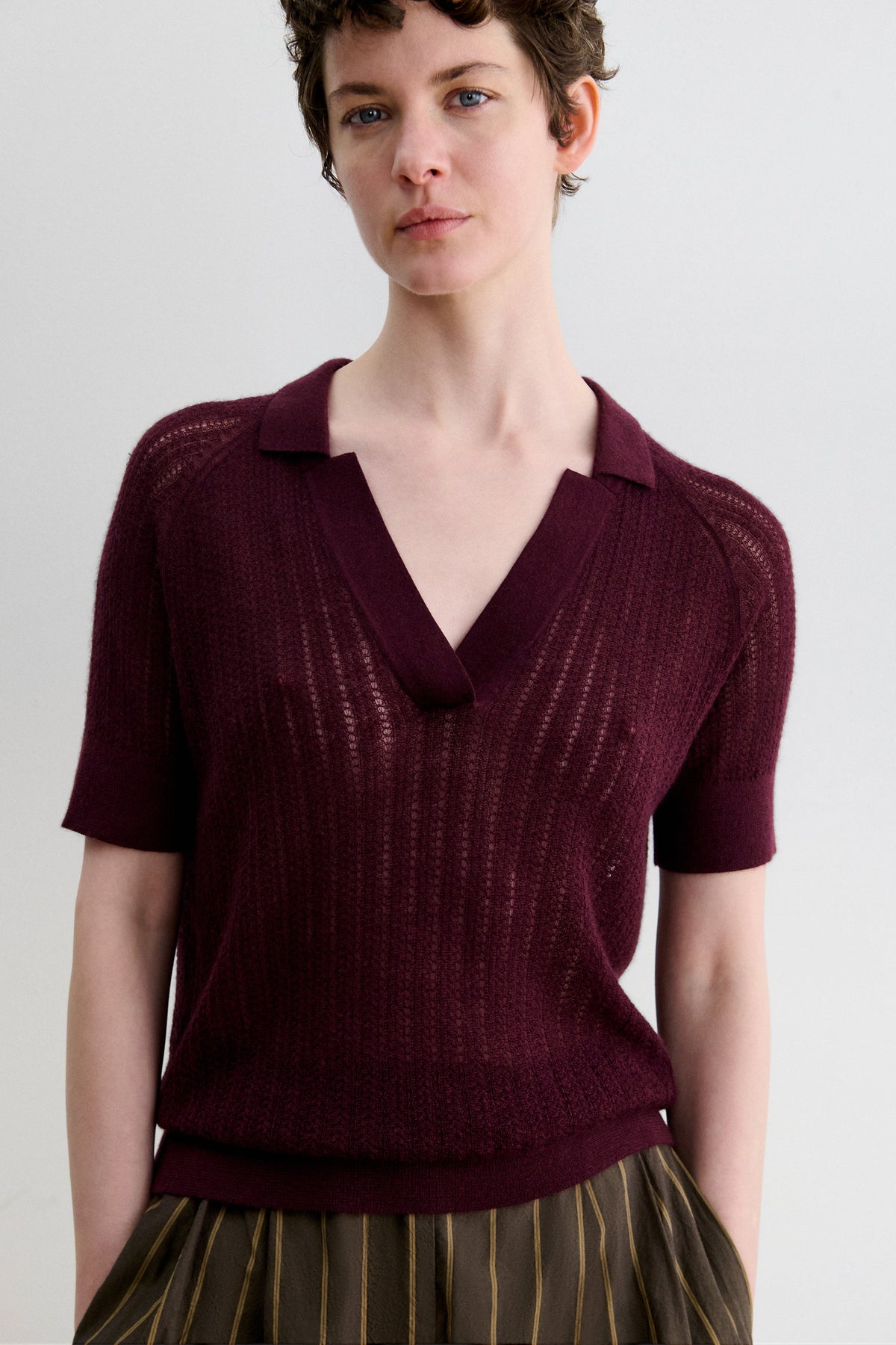 Padgitt Top Black Cherry - Rachel Comey