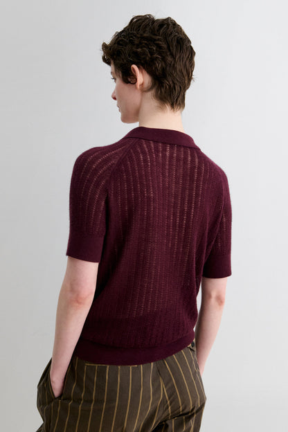 Padgitt Top Black Cherry - Rachel Comey