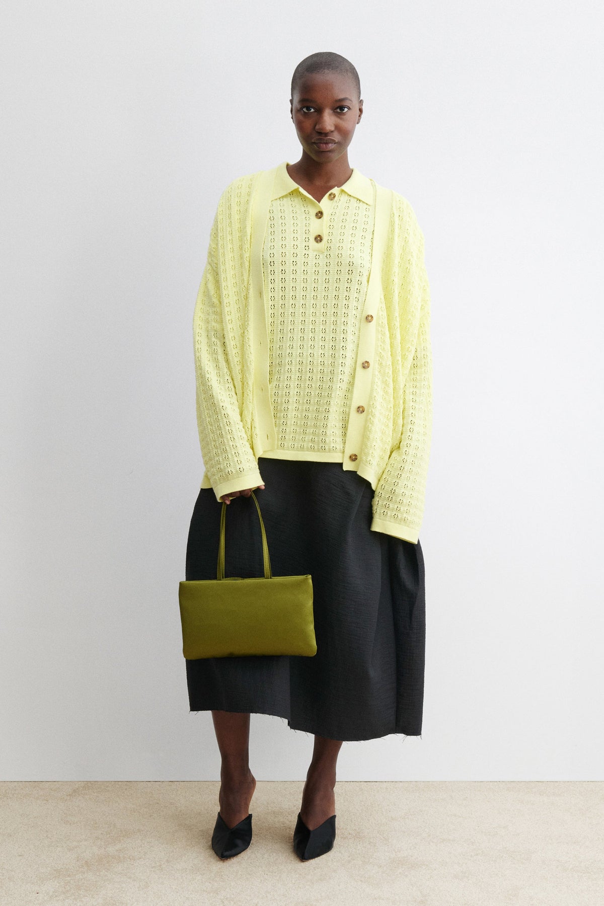 Ralphe Cardigan Limoncello - Rachel Comey