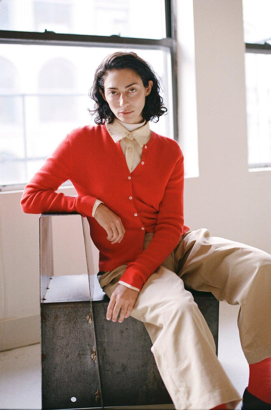 Blise Cardigan Chambray - Rachel Comey