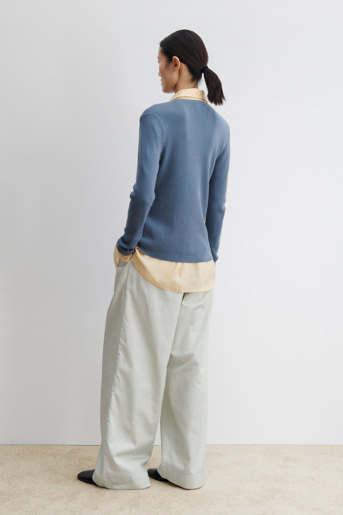 Blise Cardigan Chambray - Rachel Comey