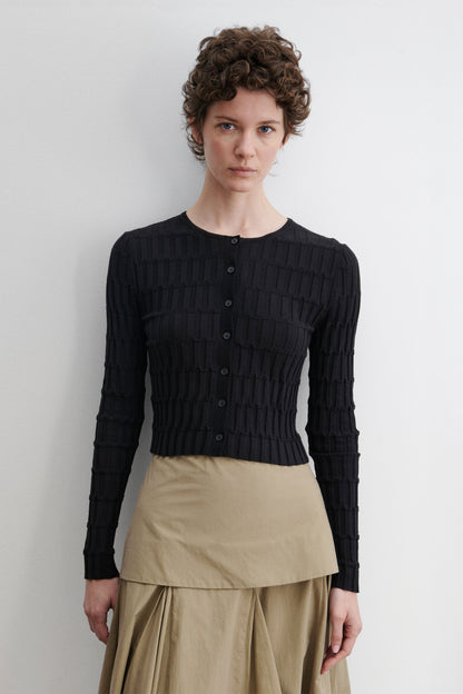 Allira Cardigan Black - Rachel Comey