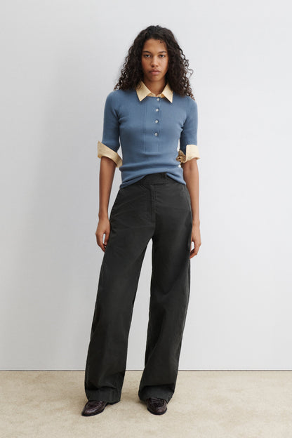 Allery Henley Chambray - Rachel Comey