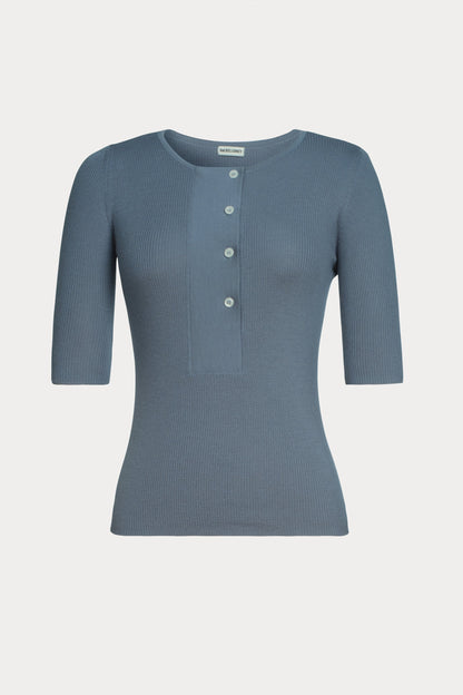 Allery Henley Chambray - Rachel Comey