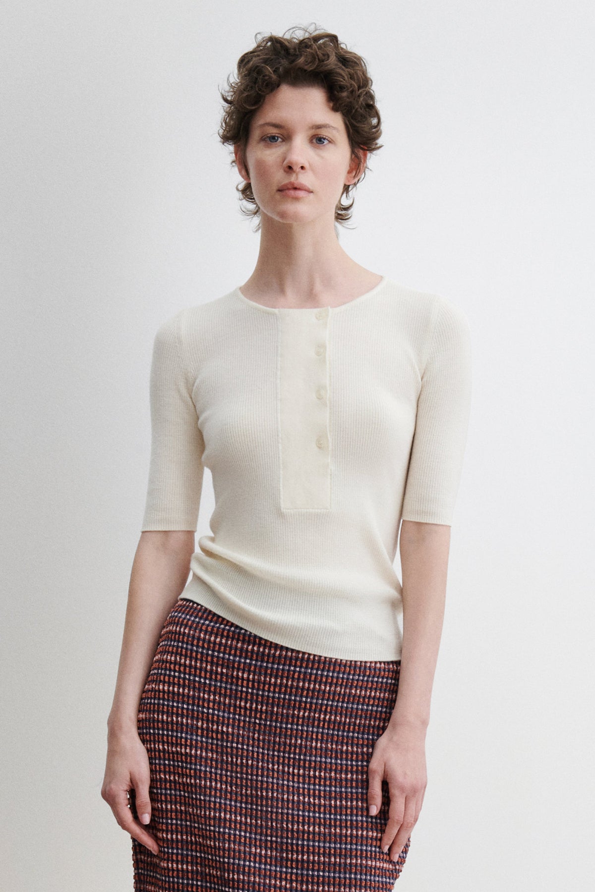 Allery Henley Chambray - Rachel Comey