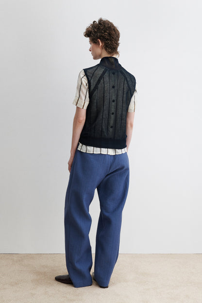 Horwill Top Charcoal-Cream - Rachel Comey