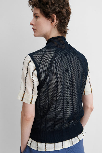 Horwill Top Charcoal-Cream - Rachel Comey