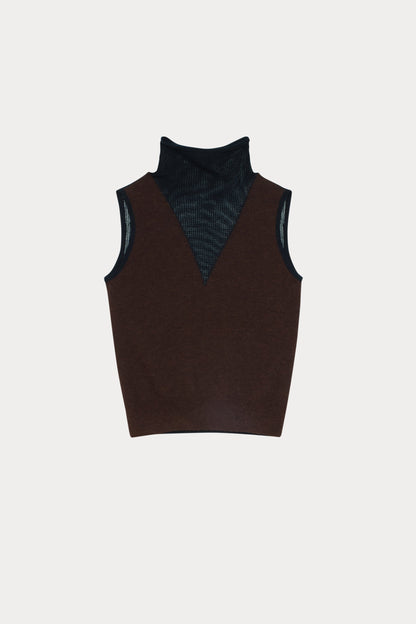 Horwill Top Charcoal-Cream - Rachel Comey