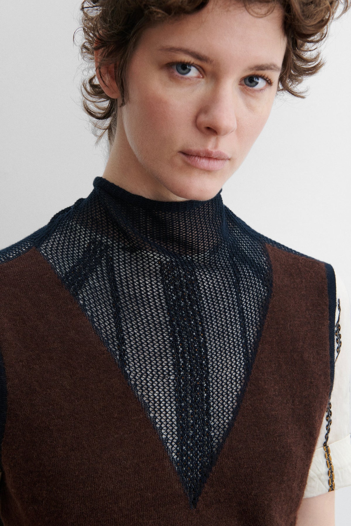 Horwill Top Charcoal-Cream - Rachel Comey