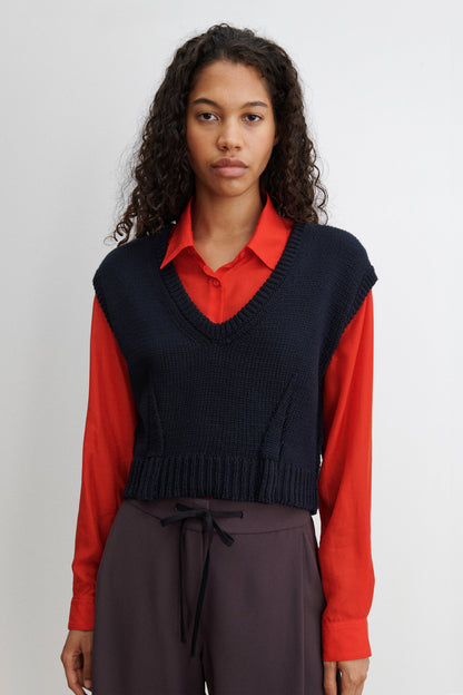 Corsa Top Navy - Rachel Comey