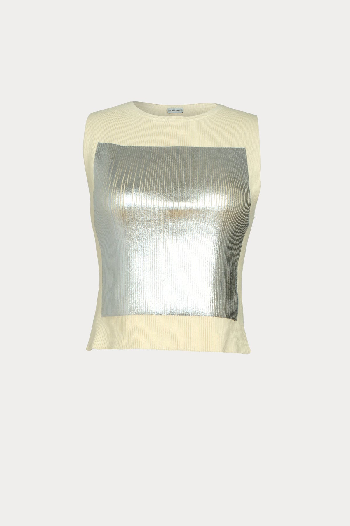 Yaire Top Sand-Silver - Rachel Comey