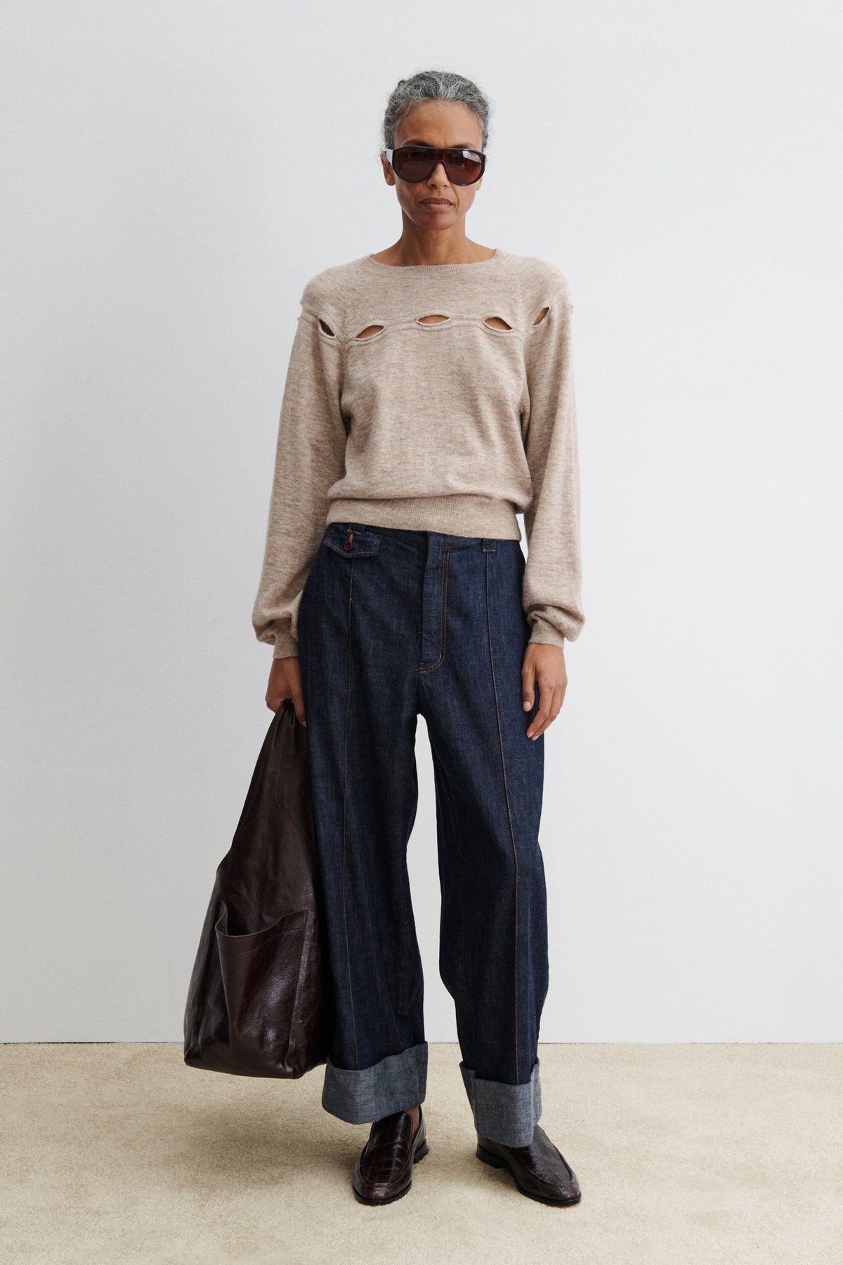 Akess Pullover Stone - Rachel Comey