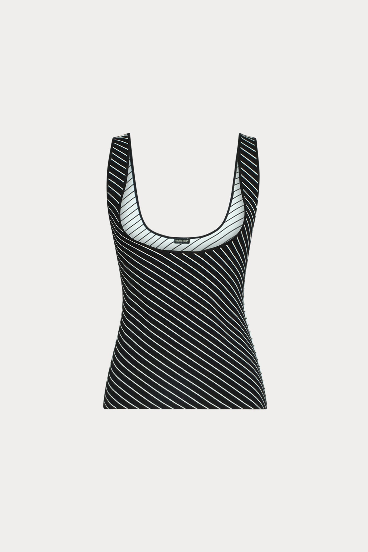 Naro Tank Diagonal Stripe - Rachel Comey