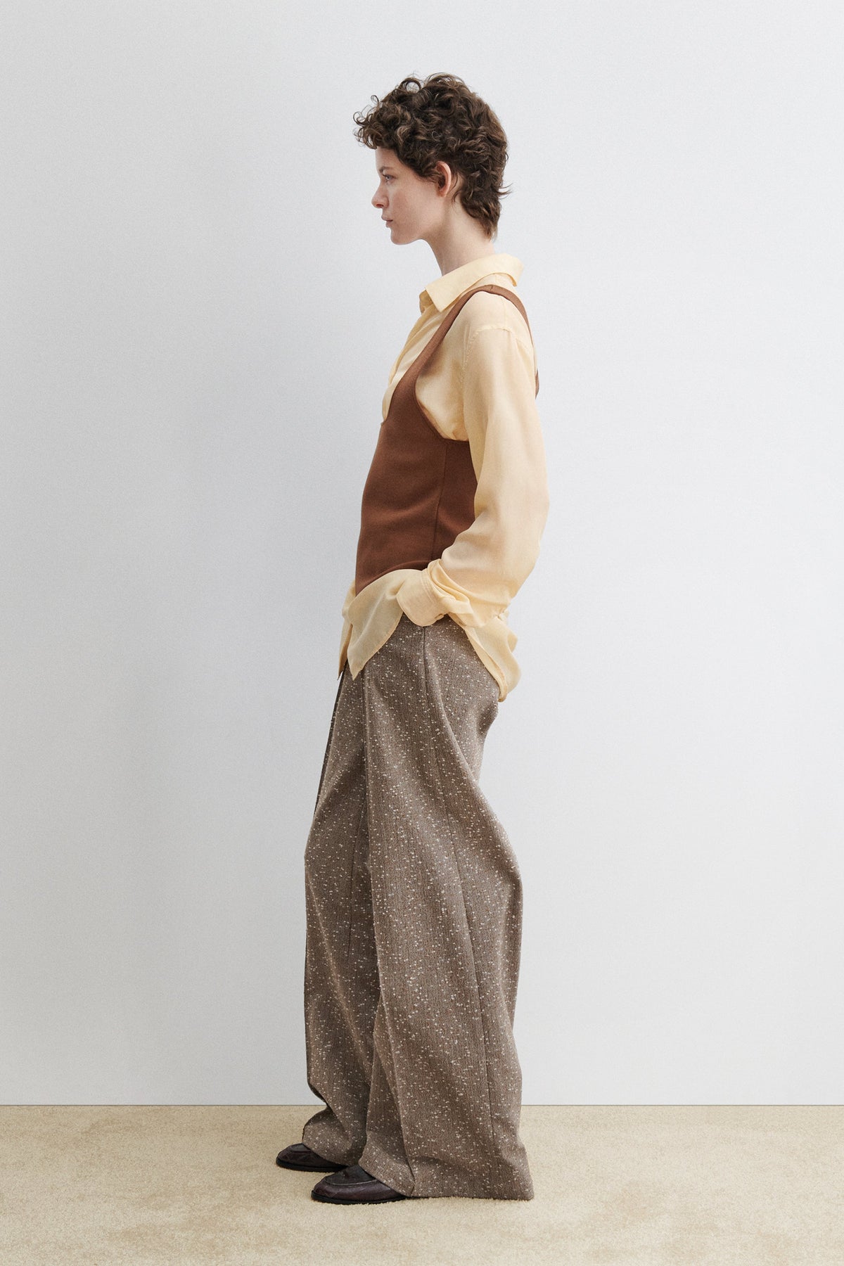 Eskins Tank Brown - Rachel Comey