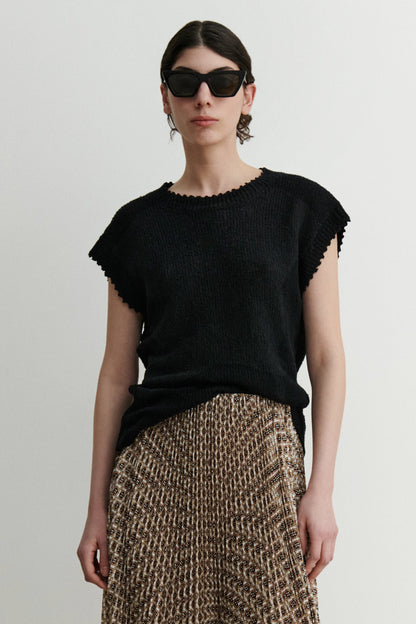 Julie Top Black - Rachel Comey