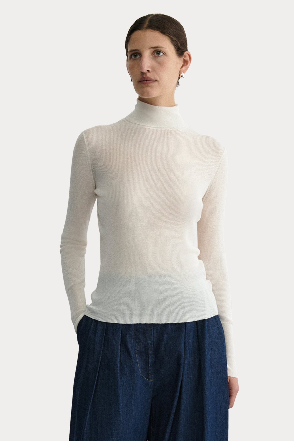 Lehto Turtleneck Ivory - Rachel Comey